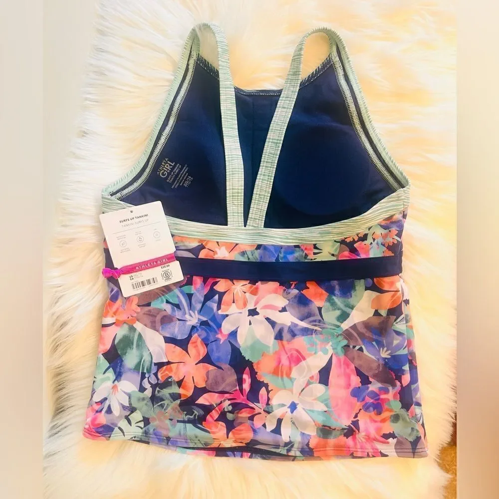 NWT Athleta Girl Surfs Up Tankini Top!